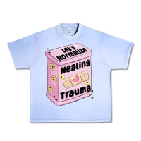 Grape Ice let's normalize healing trauma Urban Heavy Tee - MaliasSmallBusiness