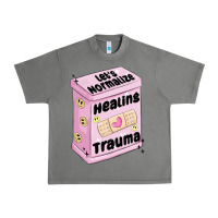 Tornado let's normalize healing trauma Urban Heavy Tee - MaliasSmallBusiness