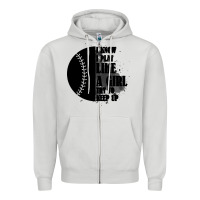 Dove Grey I Know I Play Like A Girl Try To Keep Up Zipper Hoodie - Bettercallsaul