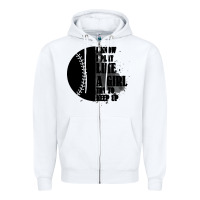 White I Know I Play Like A Girl Try To Keep Up Zipper Hoodie - Bettercallsaul