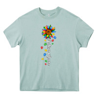 Arona autism mama sunflower white Heavy Core Tee - JahusDesignShop
