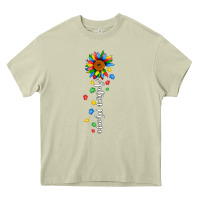 Mossy autism mama sunflower white Heavy Core Tee - JahusDesignShop