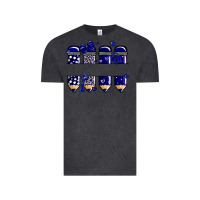 Vintage Black valentine's day school pencils navy blue Vintage Tee - MaliasSmallBusiness