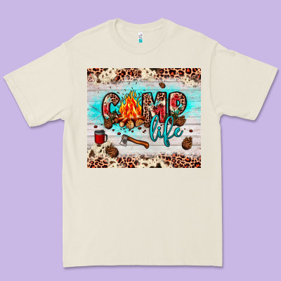 Camp Life Premium Tee Designed By Jahusdesignshop