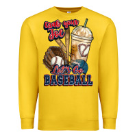 Lemon Grab your joe lets go baseball Premium Sweatshirt - HowdyJamesFarm