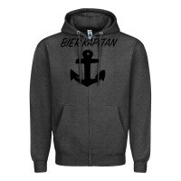 Charcoal Heather Bier Kapitan Zipper Hoodie - Bettercallsaul