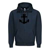 Navy Bier Kapitan Zipper Hoodie - Bettercallsaul
