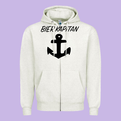 Bier Kapitan Zipper Hoodie Designed By Bettercallsaul