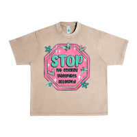 French Oak stop no energy vampires allowed Urban Heavy Tee - MaliasSmallBusiness