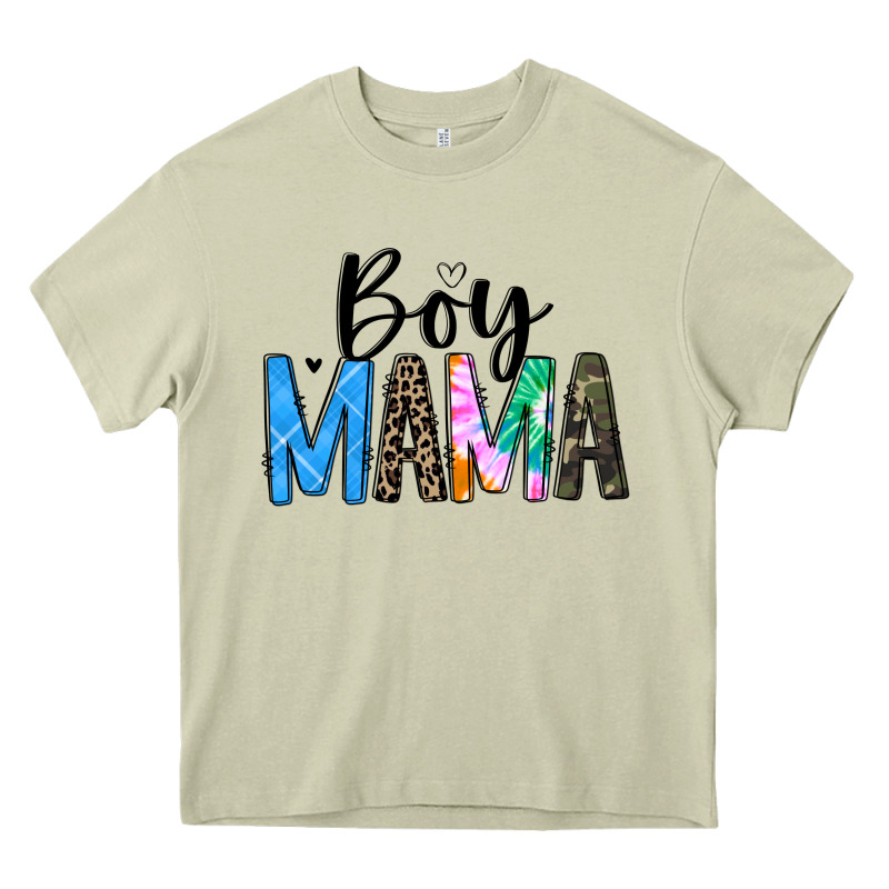 Boy Mama White Heavy Core Tee by JahusDesignShop | Teevron