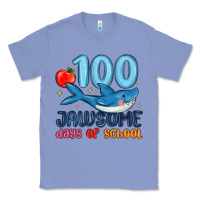 Colony Blue 100 jawsome days of school Classic Tee - MaliasSmallBusiness