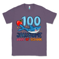 Lavender 100 jawsome days of school Classic Tee - MaliasSmallBusiness