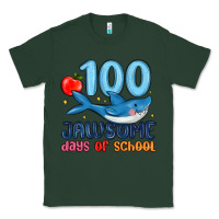 Sports Green 100 jawsome days of school Classic Tee - MaliasSmallBusiness
