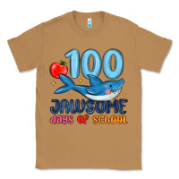 Toasted Coconut 100 jawsome days of school Classic Tee - MaliasSmallBusiness