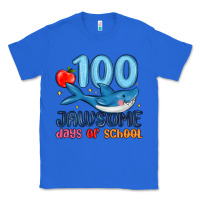 True Royal 100 jawsome days of school Classic Tee - MaliasSmallBusiness
