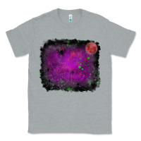 Heather Grey halloween backround moon Classic Tee - RanaPortraitStore
