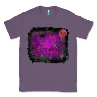 Halloween Backround Moon Classic Tee | Teevron