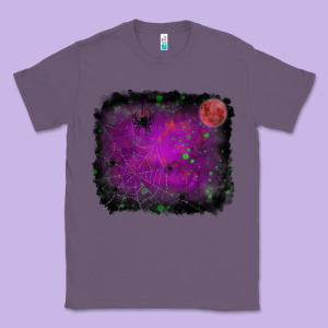Halloween Backround Moon Classic Tee Designed By Ranaportraitstore