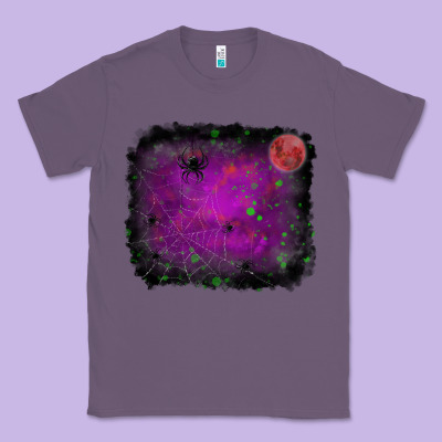 Halloween Backround Moon Classic Tee Designed By Ranaportraitstore