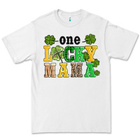 White one lucky mama Premium Tee - AdoDesignShop
