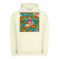 Pigment Pistachio hand cream nail polish remover and sunflowers with leopard and glitter Urban Hoodie - BundleAndBundleShop