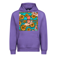 Tulip hand cream nail polish remover and sunflowers with leopard and glitter Urban Hoodie - BundleAndBundleShop