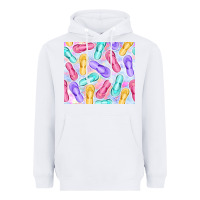 White flip flops with leopard Heavyweight Hoodie - TumblerDesignByShophia