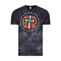 Cloud Black love myself cross Vintage Tee - MaliasSmallBusiness