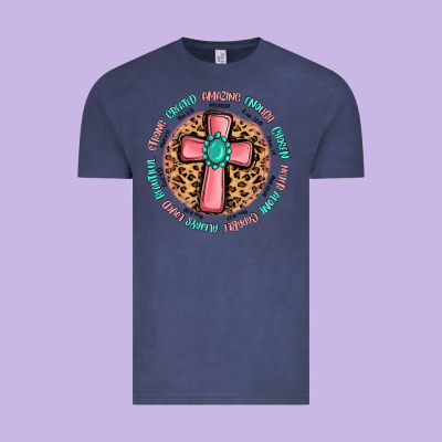 Love Myself Cross Vintage Tee Designed By Maliassmallbusiness