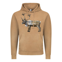 Vintage Camel reindeer buck deer Vintage Hoodie - LillyAllenDesigns