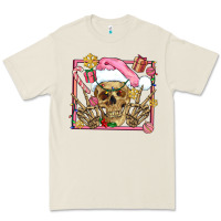 Bone pink christmas skeleton Premium Tee - AdoDesignShop