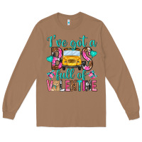 Toasted Coconut ive got a bus full of valentine Long Sleeve Tee - NancyCooperArtShop