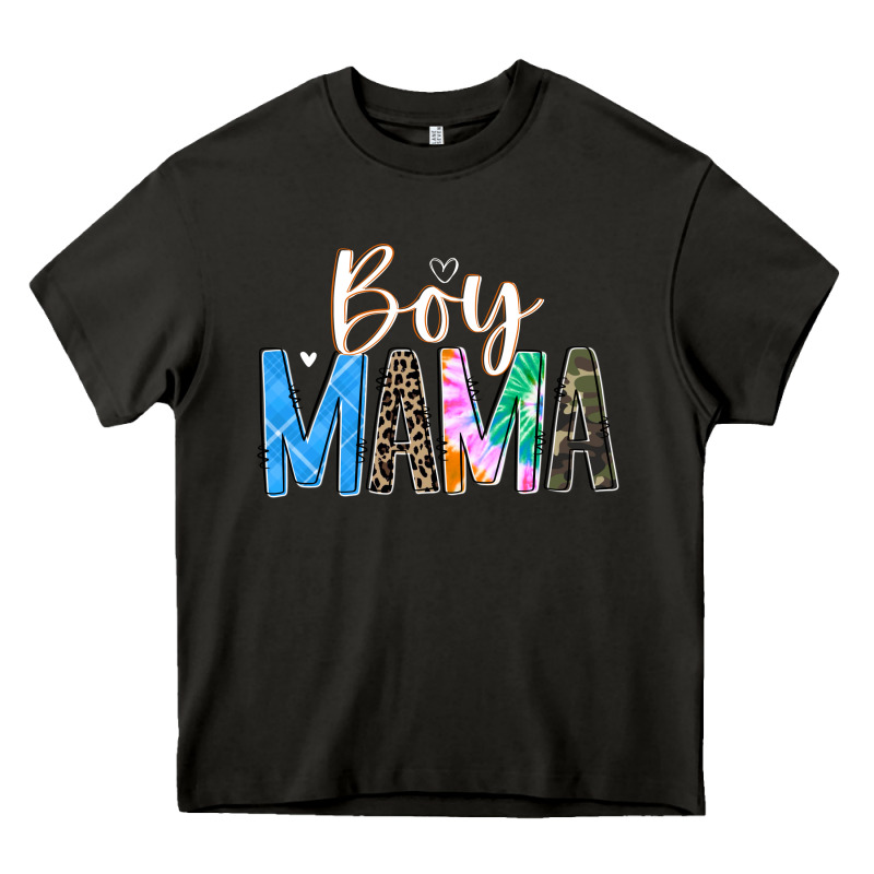 Boy Mama  Black Heavy Core Tee by JahusDesignShop | Teevron