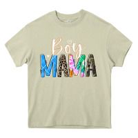 Mossy boy mama  black Heavy Core Tee - JahusDesignShop