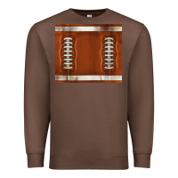 Chestnut distressed american football pattern Premium Sweatshirt - TumblerDesignByShophia