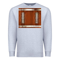 Heather Grey distressed american football pattern Premium Sweatshirt - TumblerDesignByShophia