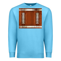 Ocean Blue distressed american football pattern Premium Sweatshirt - TumblerDesignByShophia