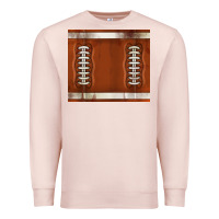 Pale Pink distressed american football pattern Premium Sweatshirt - TumblerDesignByShophia