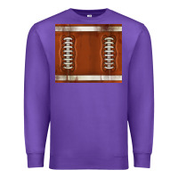 Purple distressed american football pattern Premium Sweatshirt - TumblerDesignByShophia