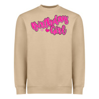 Mushroom birthday girl Heavyweight Sweatshirt - MaliasSmallBusiness