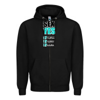 Black SEX YES HOT SEX SAFE SEX GREAT SEX Zipper Hoodie - Bettercallsaul