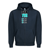 Navy SEX YES HOT SEX SAFE SEX GREAT SEX Zipper Hoodie - Bettercallsaul