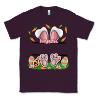 Plum easter costom name rabbit Classic Tee - MaliasSmallBusiness
