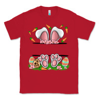 Red easter costom name rabbit Classic Tee - MaliasSmallBusiness