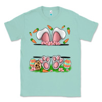 Seafoam easter costom name rabbit Classic Tee - MaliasSmallBusiness