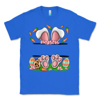 True Royal easter costom name rabbit Classic Tee - MaliasSmallBusiness