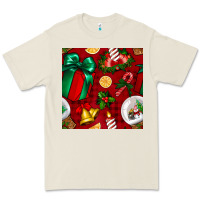Bone christmas snow globe seamless pattern Premium Tee - BundleAndBundleShop