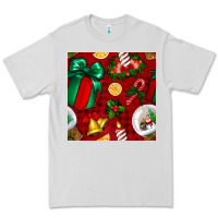 Dove Grey christmas snow globe seamless pattern Premium Tee - BundleAndBundleShop