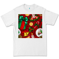 White christmas snow globe seamless pattern Premium Tee - BundleAndBundleShop