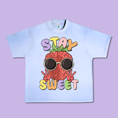 Stay Sweet Urban Heavy Tee Designed By Maliassmallbusiness
